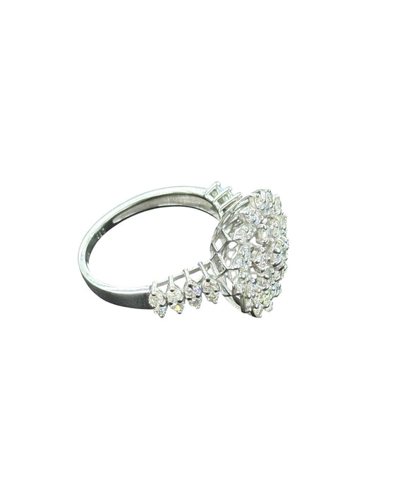 NO BRAND Cluster Diamond Ring