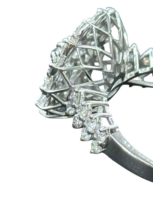 NO BRAND Cluster Diamond Ring