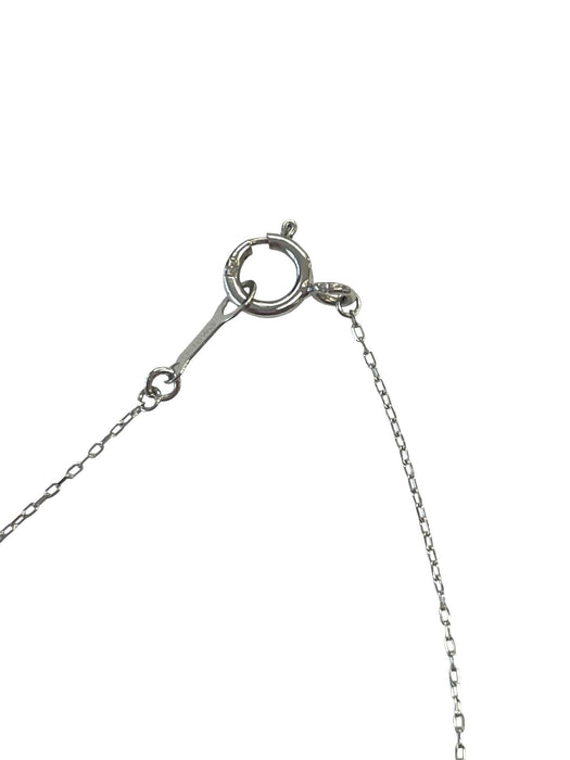NO BRAND Heart Cluster Diamond Necklace