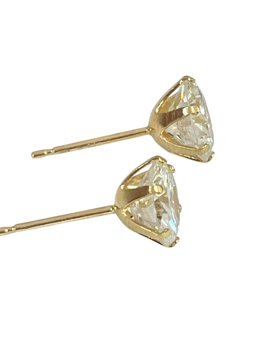 NO BRAND Diamond Stud Earrings