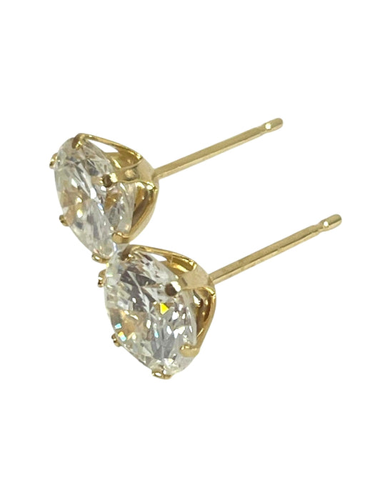 NO BRAND Diamond Stud Earrings