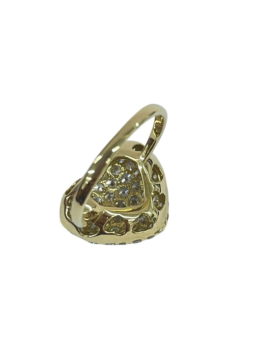 NO BRAND Heart Cluster Diamond Ring