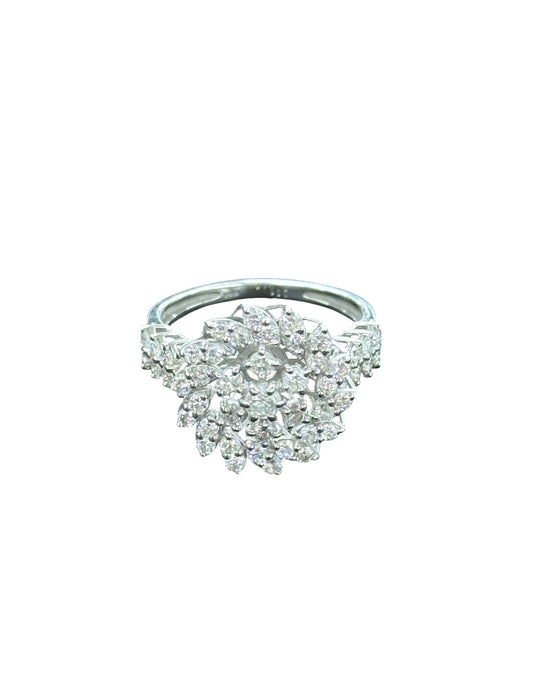 NO BRAND Cluster Diamond Ring