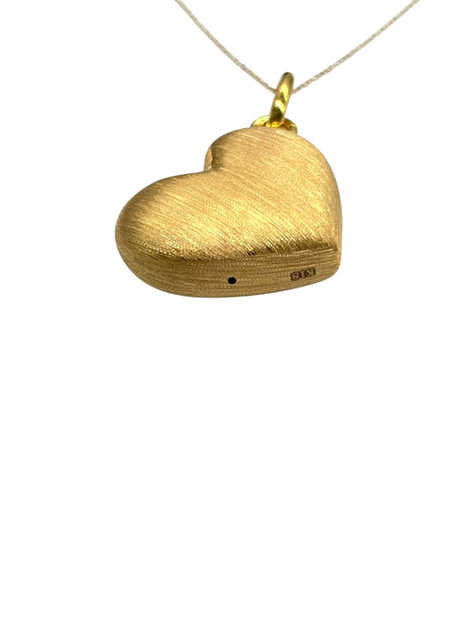 NO BRAND Heart Gold Necklace