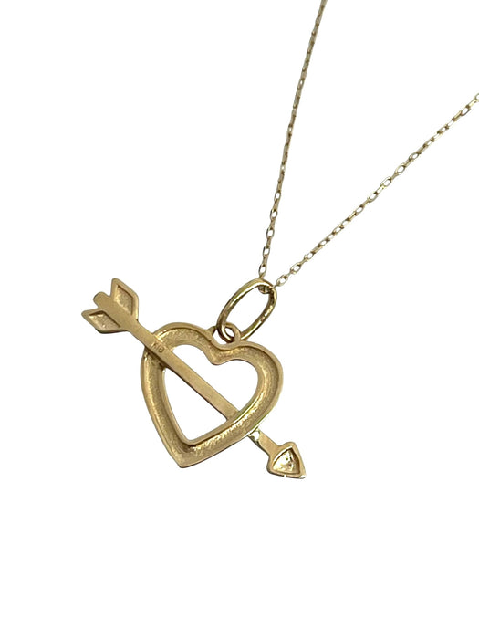 NO BRAND Heart & Arrow Necklace
