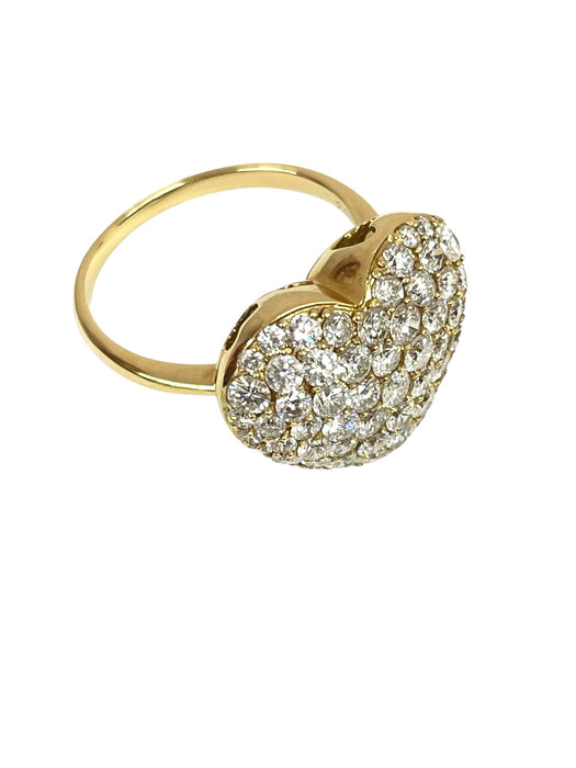 NO BRAND Heart Cluster Diamond Ring