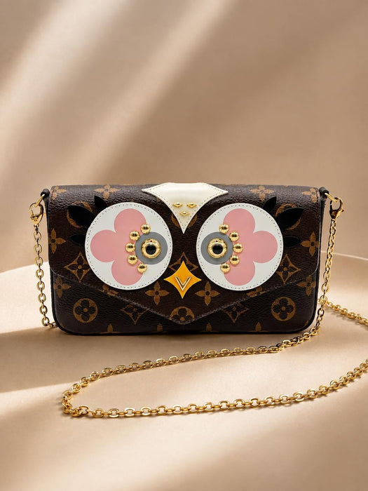 LOUIS VUITTON Pochette Felicie Monogram Chain Sling Bag