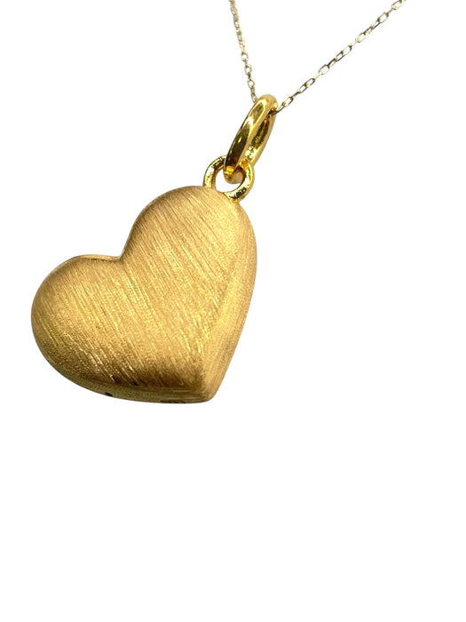 NO BRAND Heart Gold Necklace