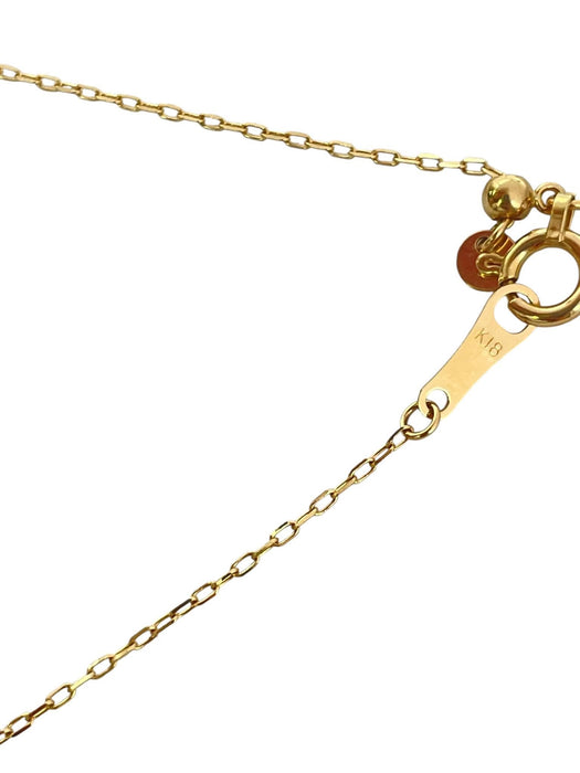 NO BRAND Clover Diamond Necklace
