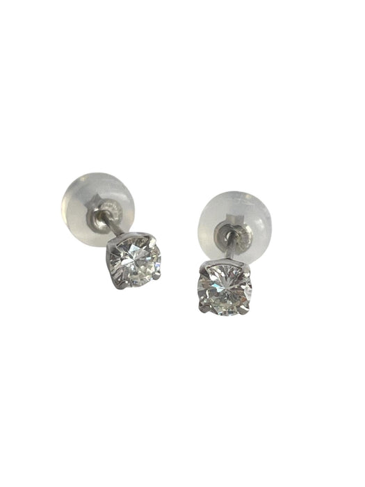 NO BRAND Diamond Stud Earrings
