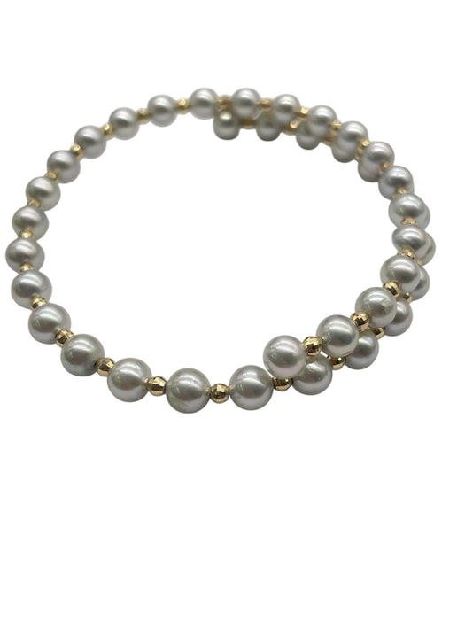NO BRAND Akoya Natural Blue Bracelet
