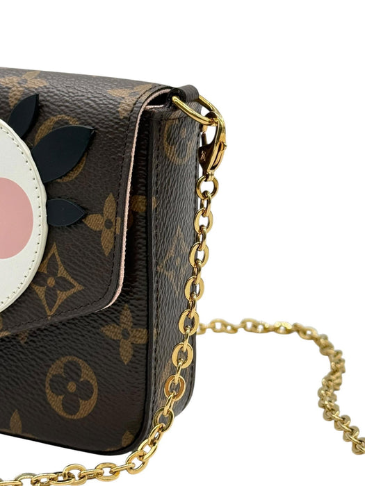 LOUIS VUITTON Pochette Felicie Monogram Chain Sling Bag