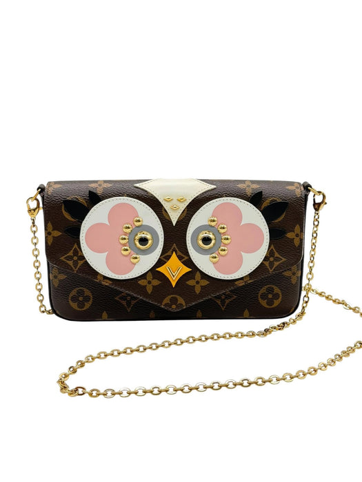 LOUIS VUITTON Pochette Felicie Monogram Chain Sling Bag