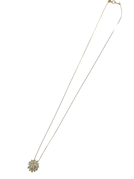 NO BRAND Rositas Cluster Diamond Necklace
