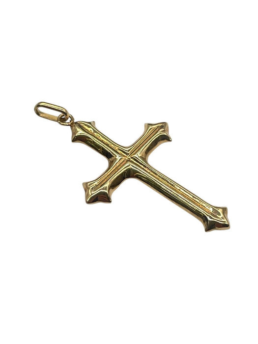 NO BRAND Cross Gold Top Pendant