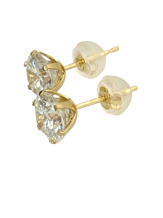 NO BRAND Diamond Stud Earrings