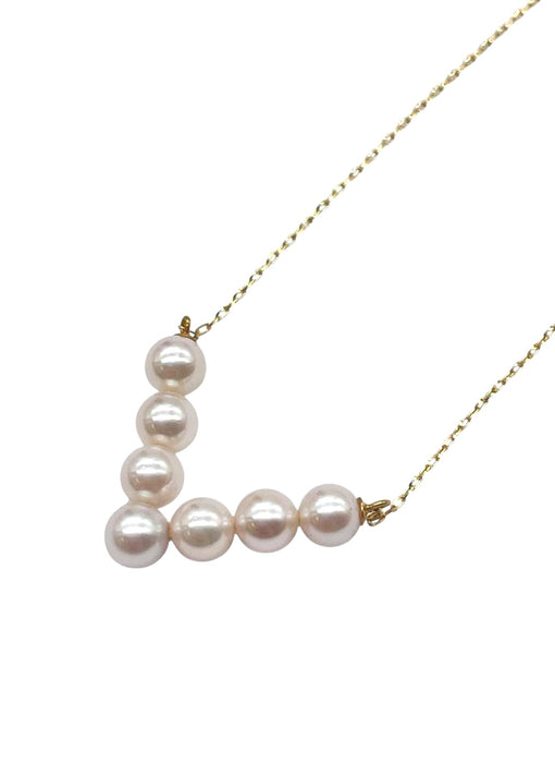 NO BRAND Akoya Pearl V Necklace