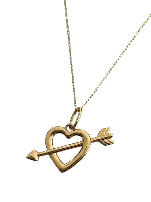 NO BRAND Heart & Arrow Necklace
