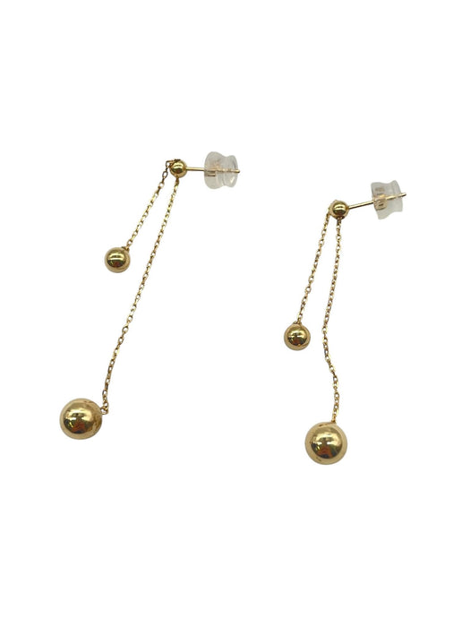NO BRAND Round Ball Drop Earrings