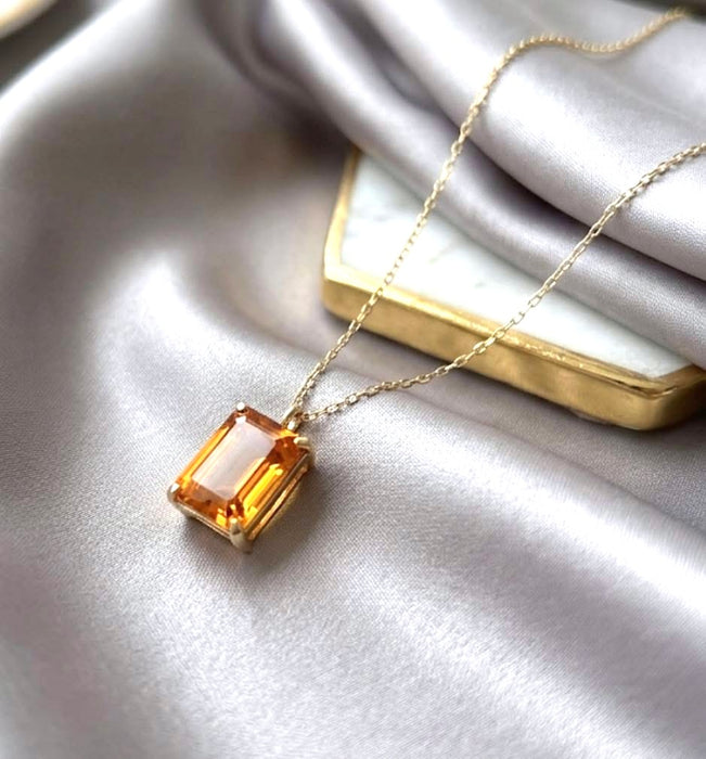 NO BRAND Citrine Necklace
