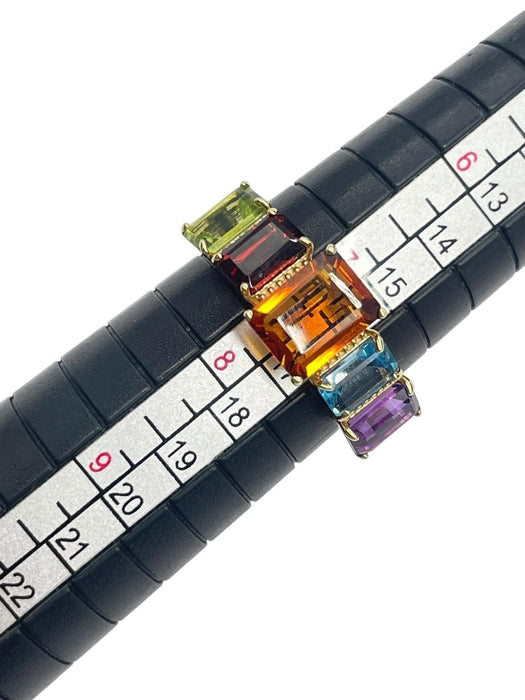 NO BRAND Multicolor Stone Ring