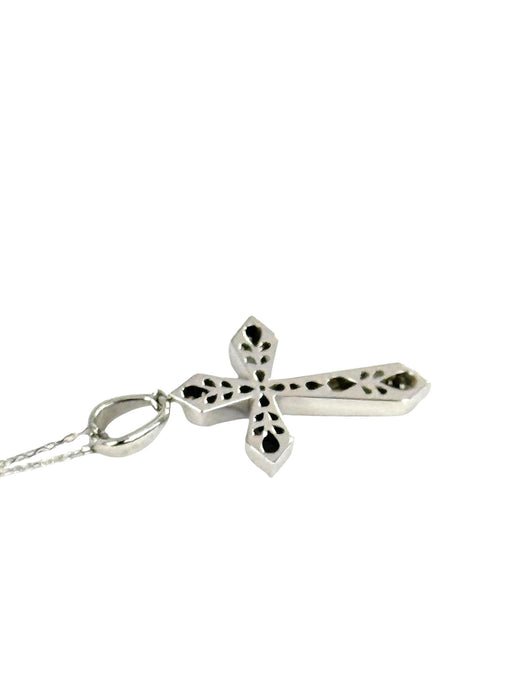 NO BRAND Cross Diamond Necklace