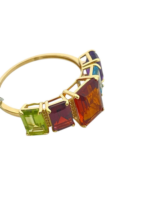 NO BRAND Multicolor Stone Ring