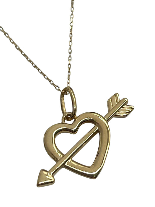 NO BRAND Heart & Arrow Necklace