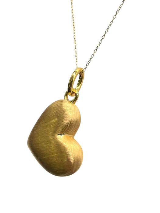 NO BRAND Heart Gold Necklace