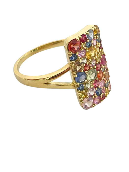 NO BRAND Multicolor Stone Ring