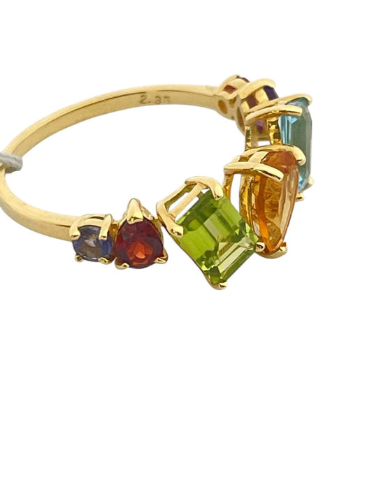 NO BRAND Multicolor Stone Ring