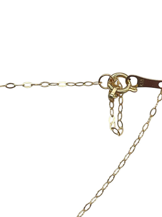 NO BRAND Cross Nail Diamond Necklace