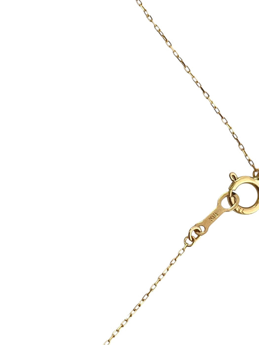 NO BRAND Star & Moon Diamond Necklace
