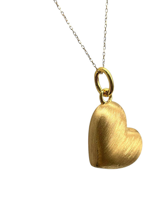 NO BRAND Heart Gold Necklace