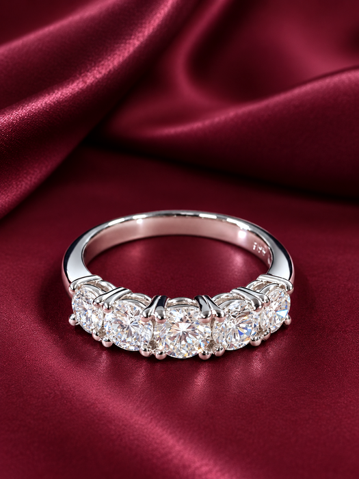 NO BRAND 5P Diamond Ring