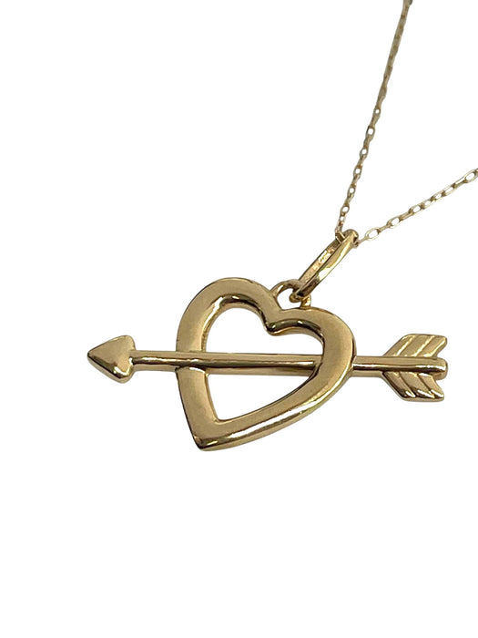 NO BRAND Heart & Arrow Necklace