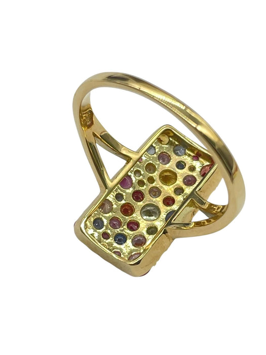 NO BRAND Multicolor Stone Ring