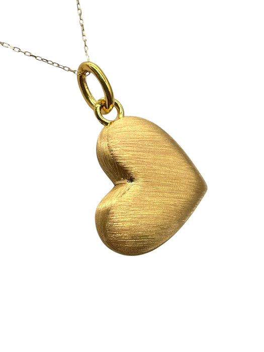 NO BRAND Heart Gold Necklace