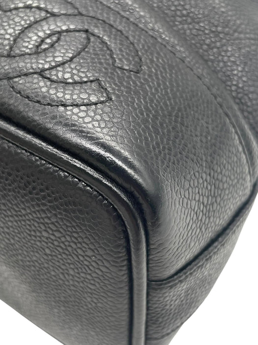 CHANEL Triple CC Caviar Bucket Shoulder Bag