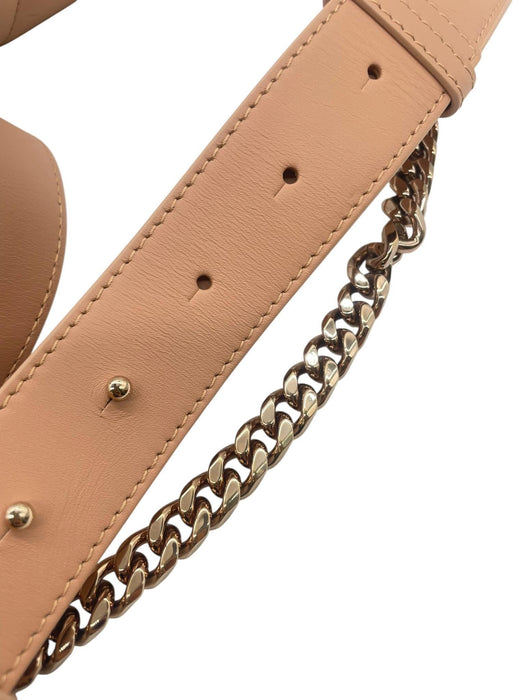 BVLGARI Serpenti Chain Pink Beige Shoulder Bag