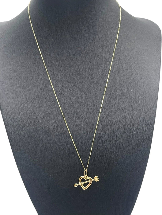 NO BRAND Heart & Arrow Necklace