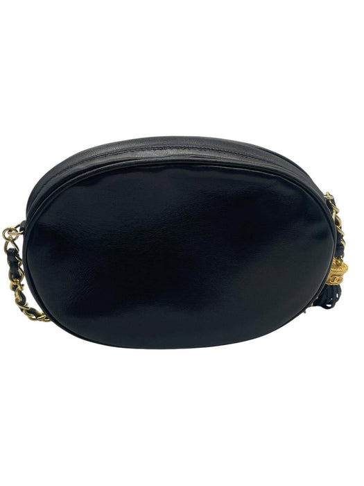 CHANEL CC Logo Tassel Oval Chain Shoulder Bag