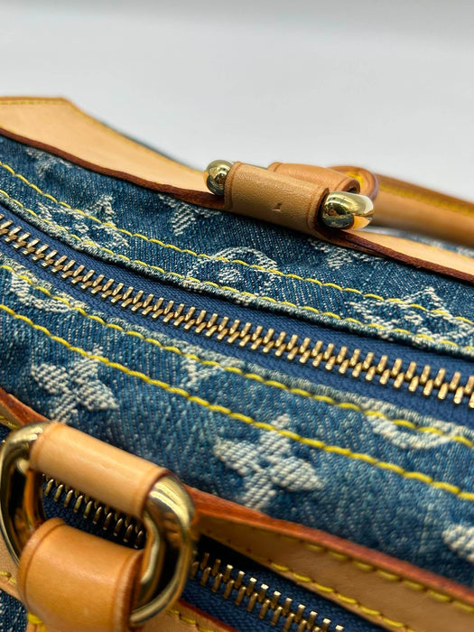 LOUIS VUITTON Denim Neo Speedy Handbag