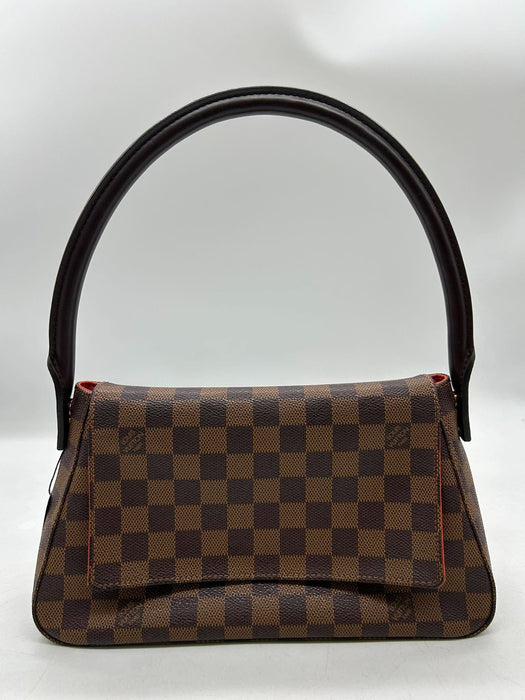LOUIS VUITTON Mini Looping Damier Ebene Shoulder Bag