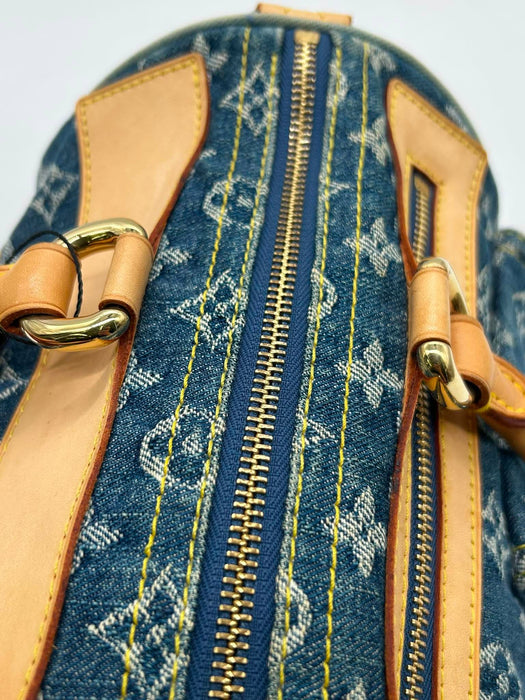 LOUIS VUITTON Denim Neo Speedy Handbag