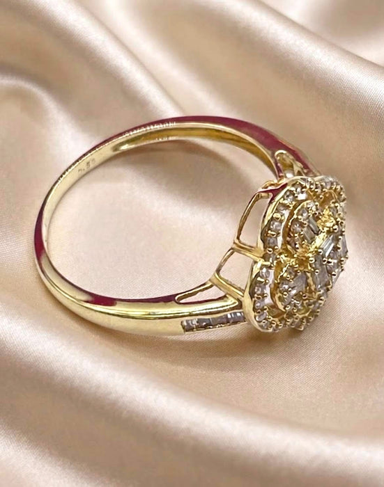 NO BRAND Clover Diamond Ring