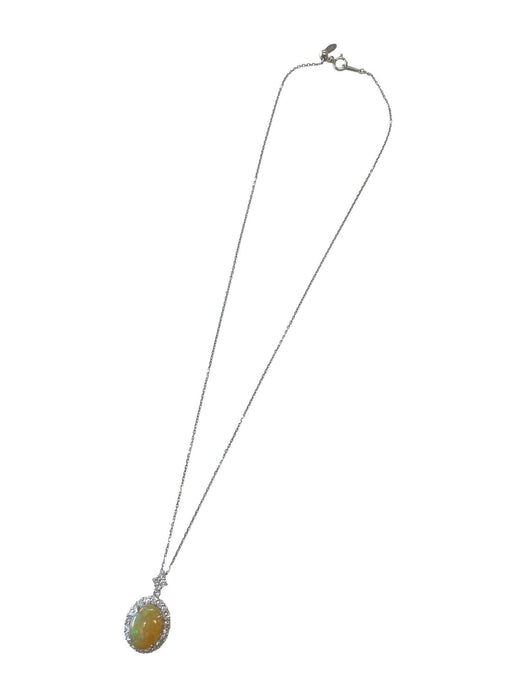 NO BRAND Opal Diamond Necklace