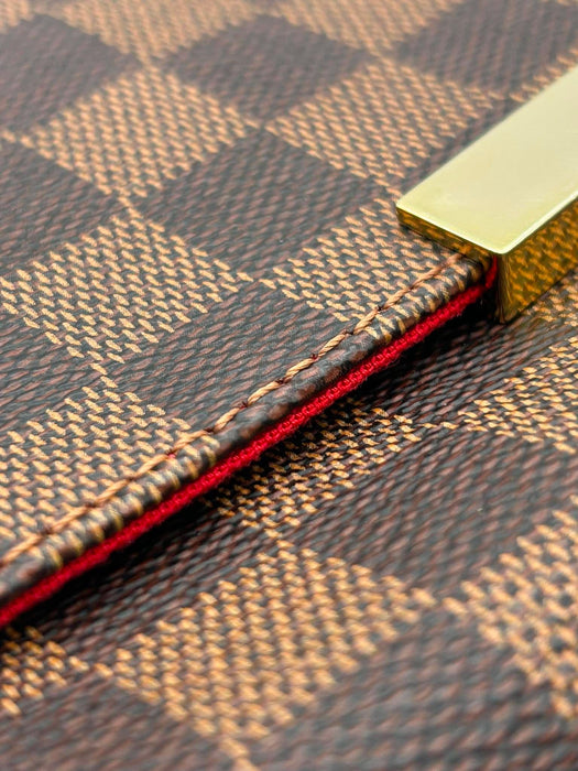 LOUIS VUITTON Favorite MM Damier Ebene Shoulder Bag