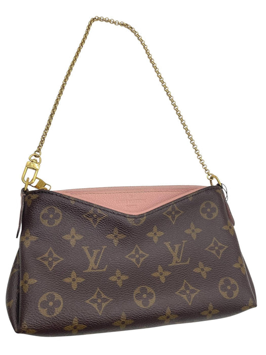 LOUIS VUITTON Pallas Monogram Clutch 2-Way Bag