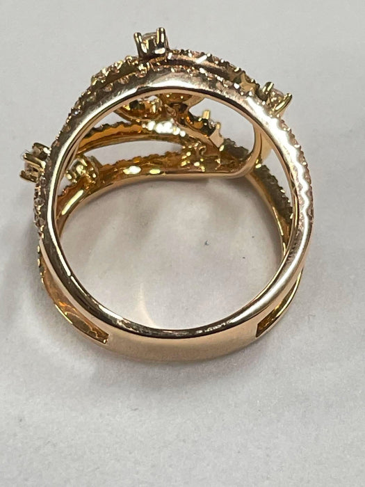 PONTE VECCHIO Heart Ornate Cluster Diamond Ring